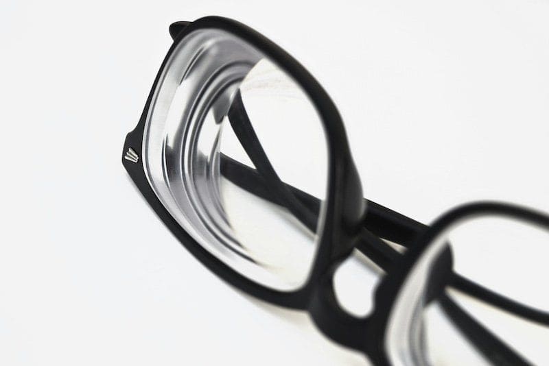 Schwarze Brille